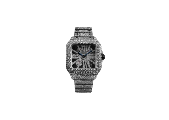 Cartier Skeleton Iced Out