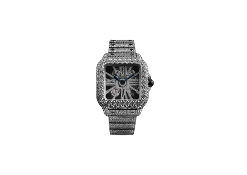 Cartier Skeleton Iced Out