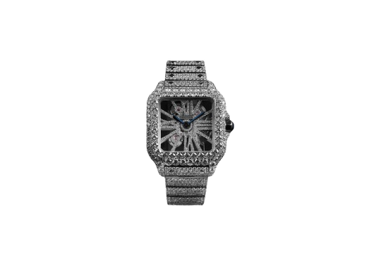 Cartier Skeleton Iced Out